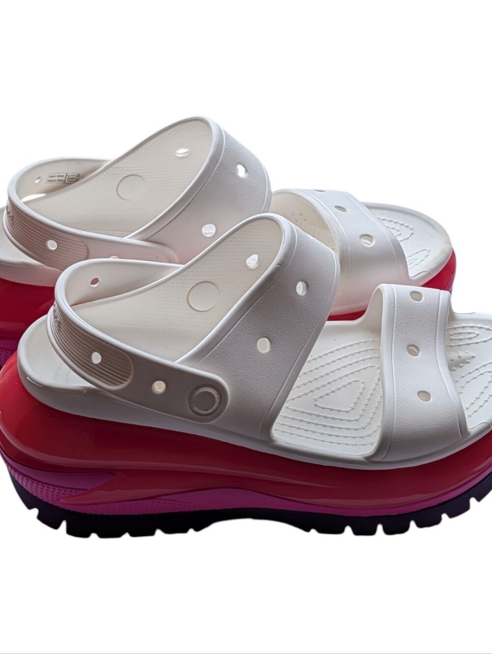 Crocs Classic Mega Crush Sandal High Heel LIMITED & Rare EDITION NWOT Size 7